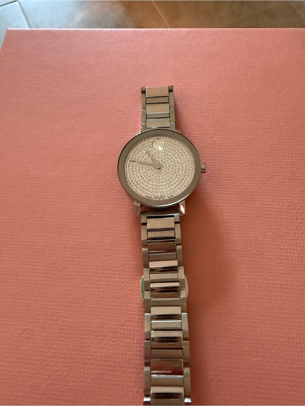 Movado Bold Evolution 2.0 with pave crystal dial